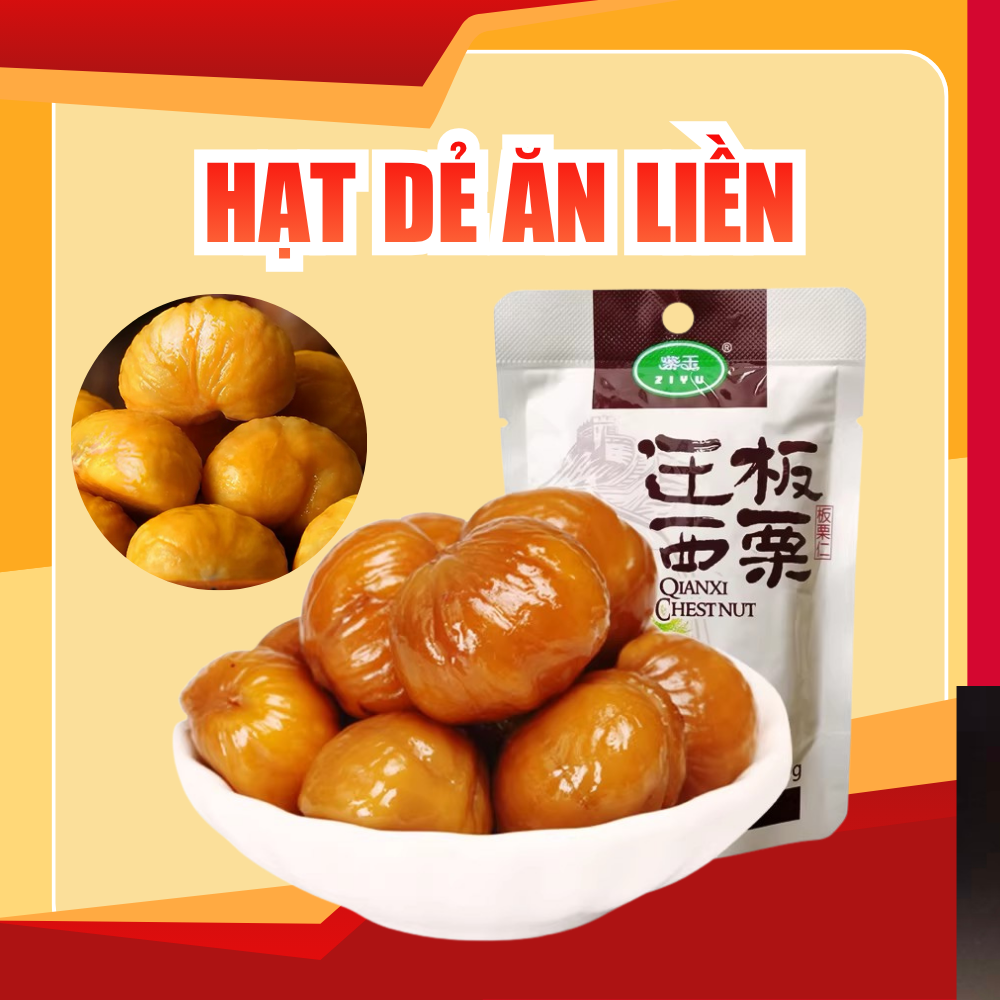 Combo 3 túi Hạt Dẻ Ăn Liền Siêu Thơm Ngon | Đồ Ăn Vặt Tiện Lợi